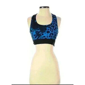 Redemption Athletix razorback blue and black sports bra size XS
